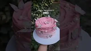 cake | butterfly cake | pink#delicious #cake #pink #cakesbysisters🍰