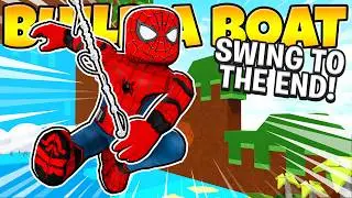 I BUILT A WORKING SPIDERMAN SUIT In Build a Boat!