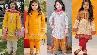 BEAUTIFUL LITTLE GIRL EID DRESSES 2023 | CUTE BABY GIRL DRESS DESIGNING IDEAS | EFD#babygirldress