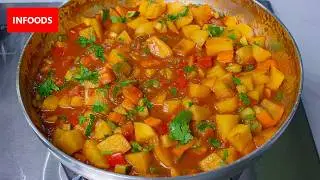Рецепт овощного рагу со спагетти | Infoods