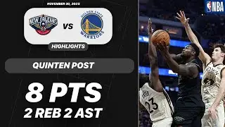 Quinten Post vs New Orleans Pelicans | 8 PTS 2 REB 2 AST 1 BLK | NBA 11-30-2025 Highlights