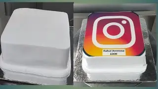 🎁🎂square shape photo cake 🎂 🍰 Decorating Designs (Instagram photo)#trending 