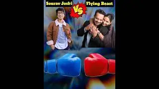 Sourav Joshi Vs Flying Beast @brainxmania #piyushjoshi #shorts #trending