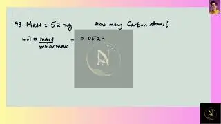 [Chemistry] How many carbon atoms are there in a diamond pure carbon with a mass of 52 mg