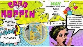 #cardhoppinmay2023 Lawn Fawn Honeycomb Shaker Card