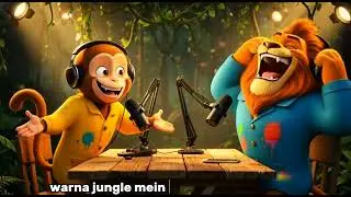 Chikoo vs Sher 😂 | Jungle Podcast Mein Full Comedy | Paint Coat Roast 🐒🦁