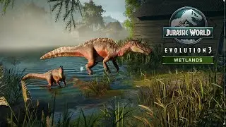 Chegou a NOVA DLC Wetlands - Libertando Dinossauros na Ilha - Jurassic World Evolution 3  - 03