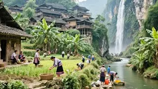 深山峡谷中的隐世村庄，如画般的秘境，户外徒步玩家的必访胜地！【乡村阿泰】
