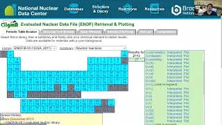 Plotting cross-sections with NNDC's Sigma