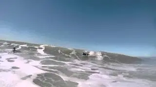 Fun day bodyboarding at Oxnard Shores