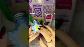 Testing paper soap for the first time 🧼✨&rdquo;#ytshort @fatima_vlog04