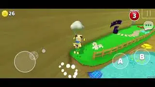 Main super Bear Adventure menyelesaikan misi kelinci pink dan bermain Arcade
