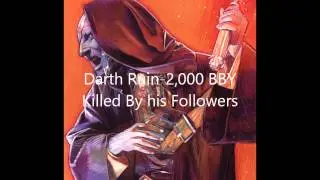 Star wars Sith Lords Timeline