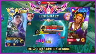 TOP GLOBAL LESLEY VS BRUNO! HOW TO COUNTER BRUNO IN MYTHIC RANK