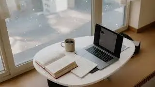 3 Hours Deep Focus Piano Music | Study & Work 📚  | 스터디 위드 미, 감성 카페 분위기 ☕ Snow Falling