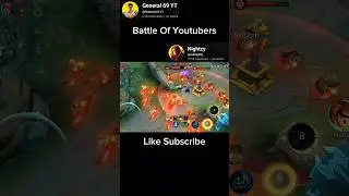 Battle Of Youtubers @NIGHTZY.Gaming #mlbb #mobilelegends #shorts #gusion