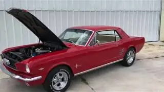 1966 red mustang walk around - For Sale