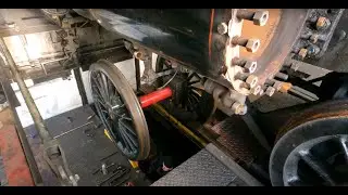 NYMR - Removing BR Standard 80136 wheels on the modified wheel drop at Grosmont MPD
