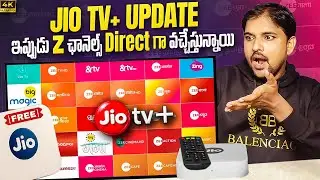 Jio TV+ New Update || Zee and Sony Channels Now Playing Live || telugu by Mouli