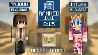 ANJOUU vs Infume | MCSR Ranked | Desert Temple Seed