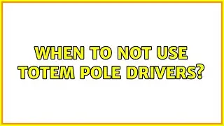 When to NOT use Totem Pole Drivers? (4 Solutions!!)