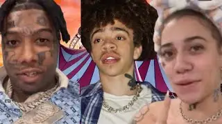 Кинг Харрис ответил BlueFace, заявив, что его девушка похожа на него, и BlueFace дал ему отпор 👏🏾‼️😳