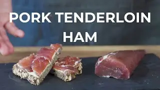 Pork tenderloin ham - delicious, delicate and simple
