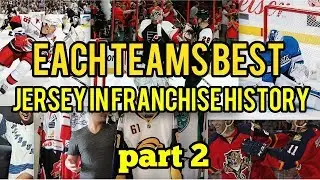 Each NHL Teams Best Jersey in Franchise History! (Part 2)