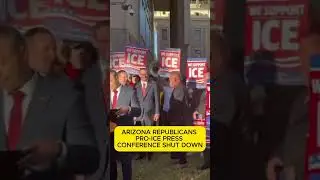 Arizona Republicans held a press conference today in support of ICE.
