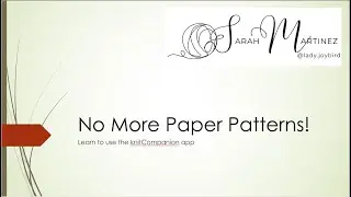 knitCompanion 1 0 No More Paper Patterns