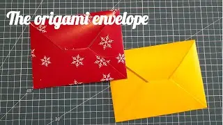 How to Make an Origami Envelope (with Glue) - Easy Paper Folding