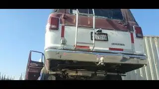 1980 Dodge B300 with Flowmaster Super 10 muffler. 