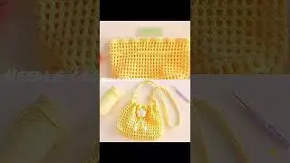  Beautiful Crochet cloud bag#crochet #bag #baby bag#yellow 