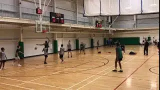 Moses Flowers dropstep dunk