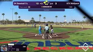 DK Baseball 11u @ STX Wolfpack (Bracket Game #2) 1/4/26