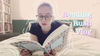 Reading Rush Vlog | feat. mini book haul, racing to read tag, baking cookies, and more