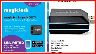 Great product -  magicJack, New 2022 VOIP Phone Adapter, Portable Home and On-The-Go Digital Service