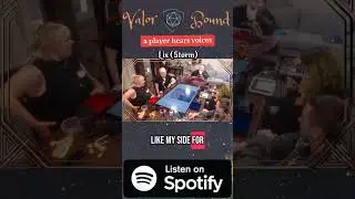 a player hears voices #podcast #dnd #dnd5e #actualplay #rpg #roleplay #ttrpg #valorbound #voices