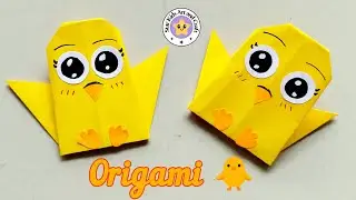 How To Make Origami Chicken🐥/ Origami/ Tutorial/ Easy/ @starkidsartcraft8261