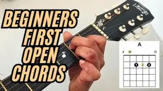 Beginners guitar lessons A ,E major, D minor chords | easy guitar lessons for beginners 