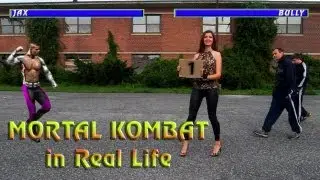 Super Oleg vs Jax. Mortal Kombat in Real Life. Round 1