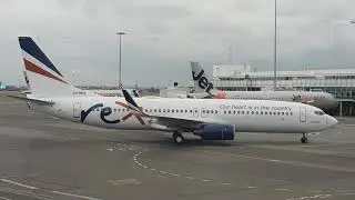 Rex 737 at Sydney Airport.