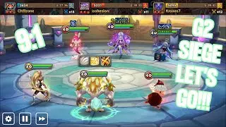 G2 Siege Battle / Summoners War / Ch!llzone vs |cohesion| vs Kronos7