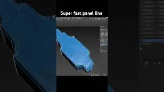 create panel line super fast #blender3d #tutorial3d  #panelline #3dsmax #short3d #blend3d #3d