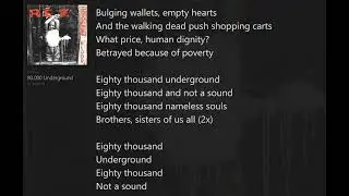 80,000 Underground (with Lyrics) REZ Band/Innocent Blood