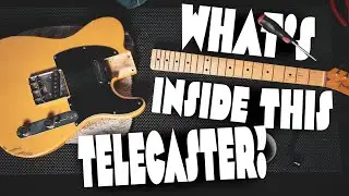 VINTAGE FENDER TELECASTER 1976 with mods  - White blonde