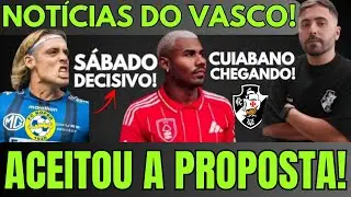REFOR&Ccedil;OS CHEGANDO: CUIABANO ACEITOU A PROPOSTA DO VASCO E SPINELLI PODE FECHAR NESTE S&Aacute;BADO!