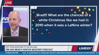 Brad Panovich answers frequent questions about North Carolina snow