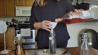 Homemade Vanilla Extract (using spiced rum)