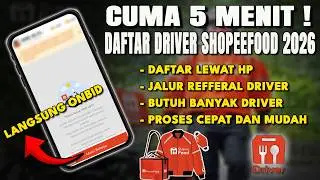 Cara Daftar Shopee Food Driver Terbaru 2025 | Daftar Driver Shopee Food Jalur Referral!
